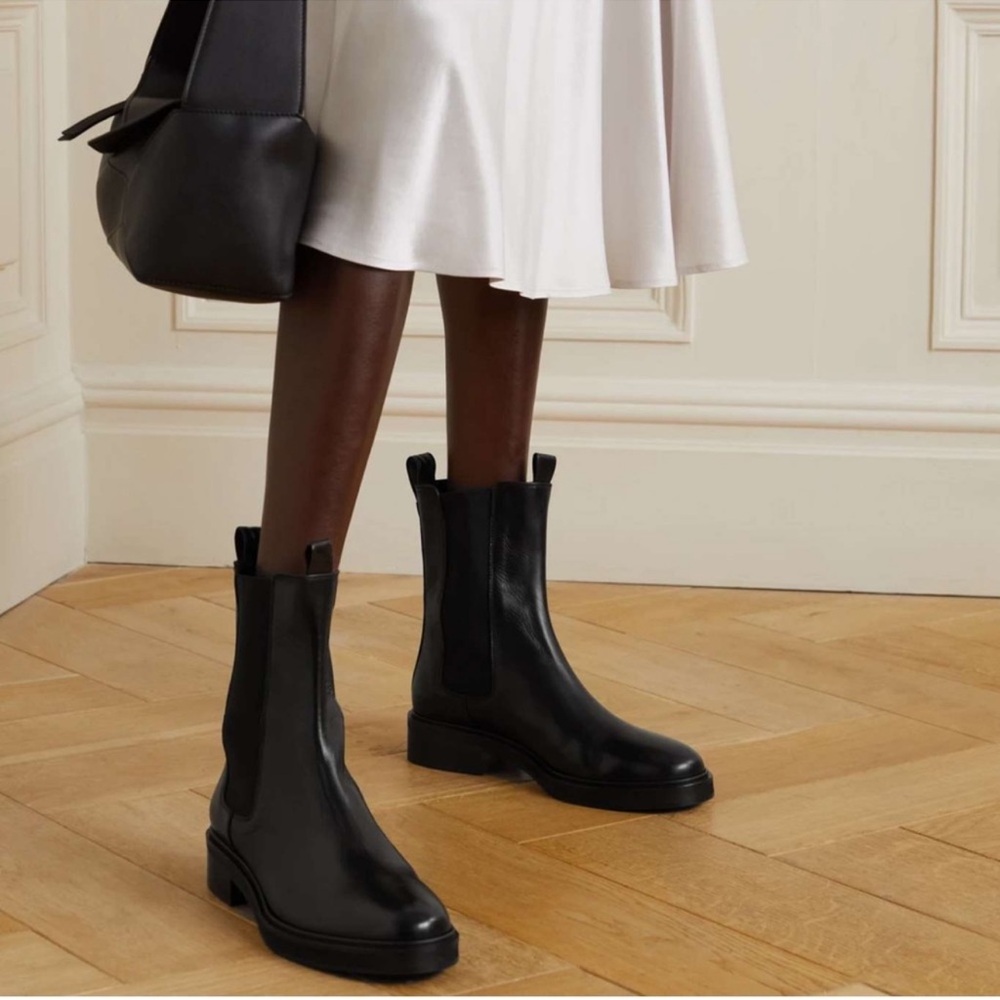 Aeyde Jack Leather Chelsea Booties